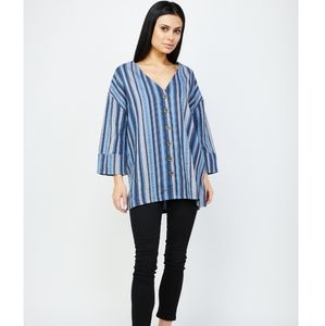 RD&Koko barback button down top NWT
